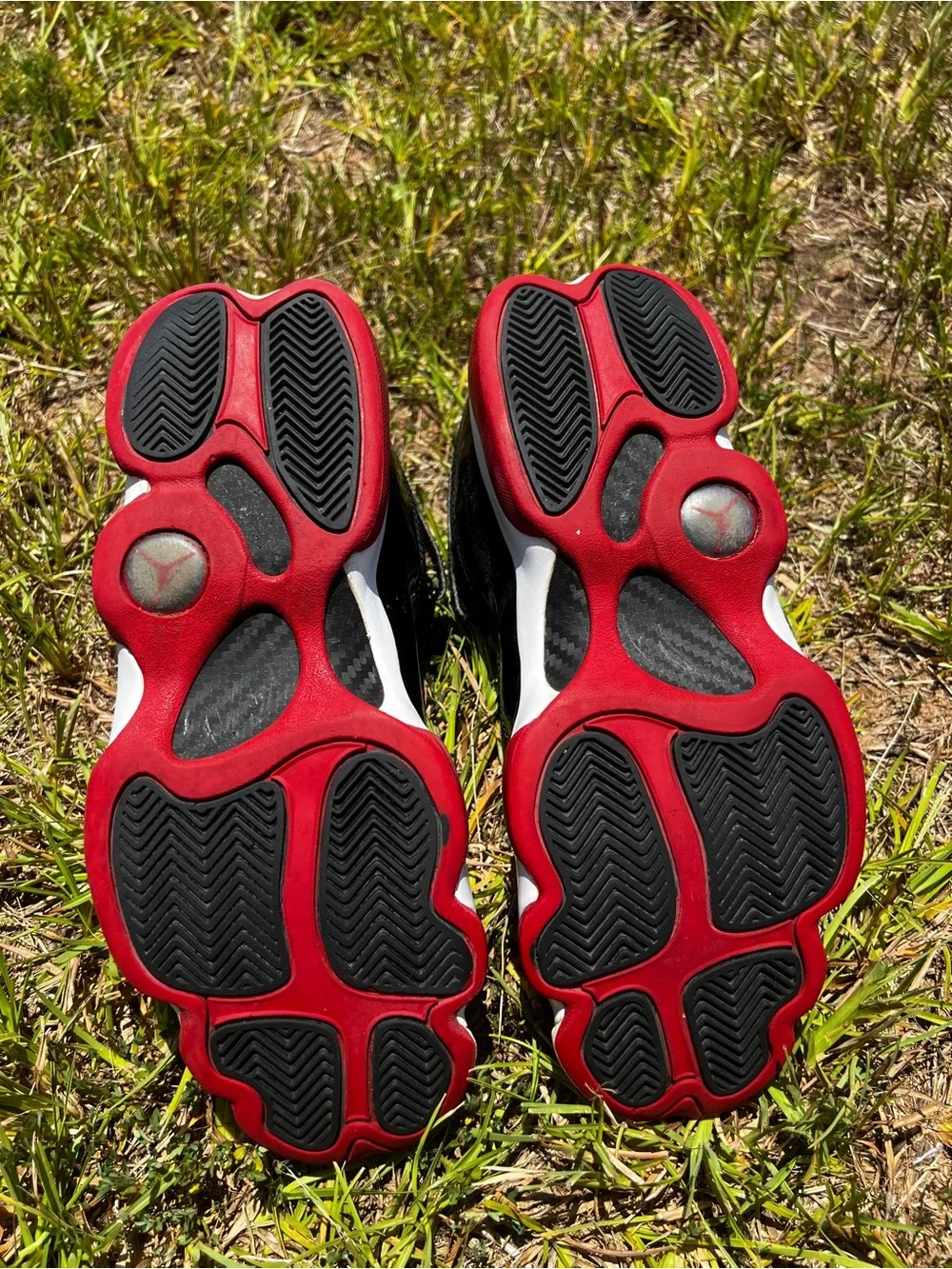 CLEAN Air Jordan size 10.5 Bred 6 Rings Red shoes